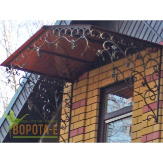 Козырёк с виноградом