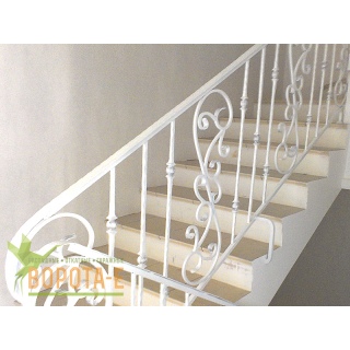 Кованые перила с балясинами